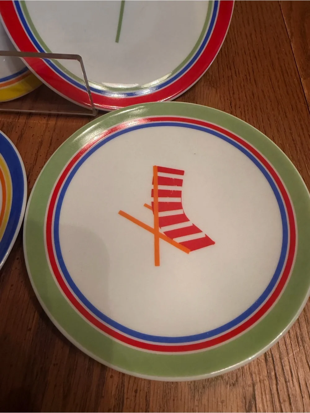 Tag Set Of 4 Discontinued Beach Stripe 6